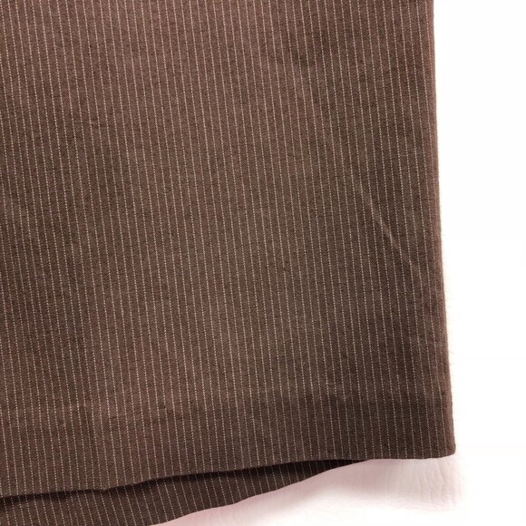 Studio M Women's Shorts Size 8 Brown Pin Striped NWOT - Picture 3 of 4